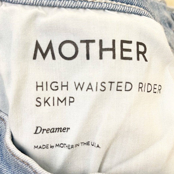 Mother High Waisted Rider Skimp Dreamer Jeans Size 27 - Picture 7 of 9